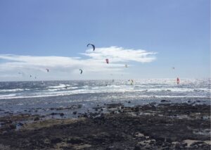 Skiten am Strand 